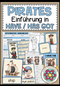 PIRATES – Einführung in “HAVE/HAS GOT” (Materialpaket)