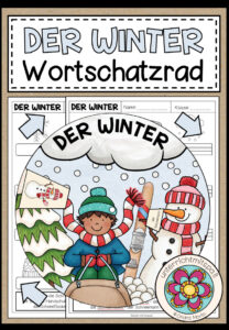 DER WINTER – Wortschatzrad