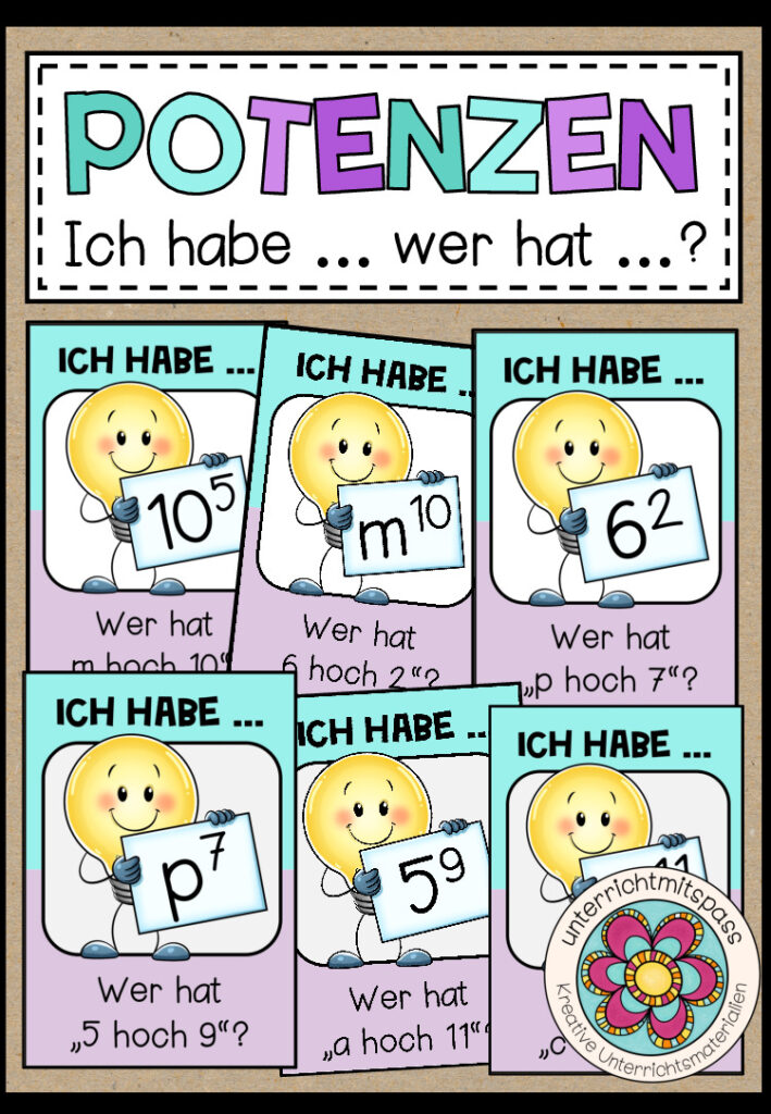 POTENZEN – Ich habe… wer hat…?