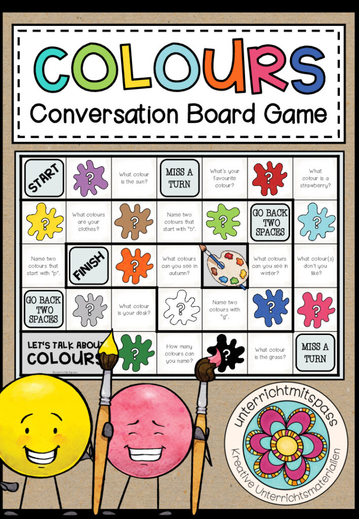 COLOURS – Conversation Board Game