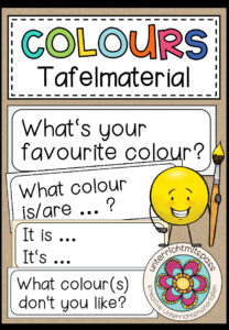 COLOURS – Tafelmaterial (Dialog)