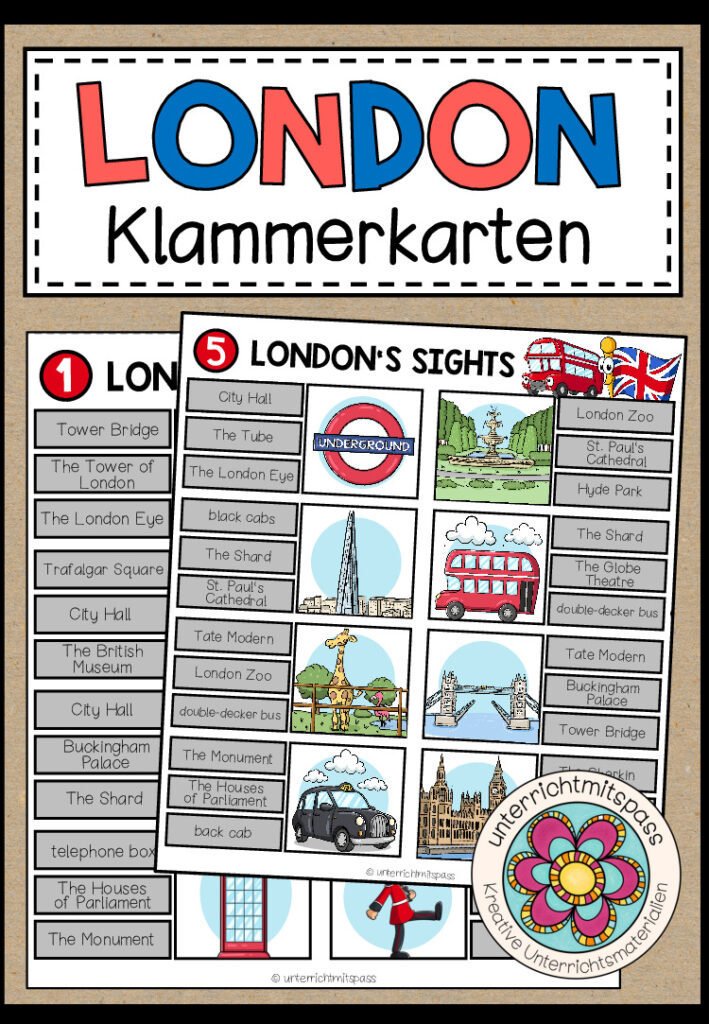 LONDON – Klammerkarten