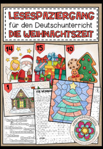 Die Weihnachtszeit – Lesespaziergang (für den Deutschunterricht)