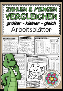GRÖßER / KLEINER / GLEICH – Arbeitsblätter