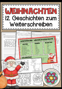 WEIHNACHTSGESCHICHTEN – 12 Geschichtenanfänge zum Weiterschreiben (Deutsch)