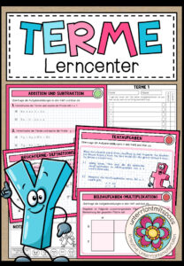 TERME (ohne Potenzen) –  Lerncenter / Lerntheke