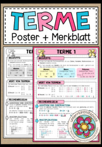 TERME (ohne Potenzen) – Poster + Merkblatt