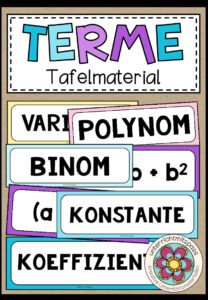 TERME – Tafelmaterial