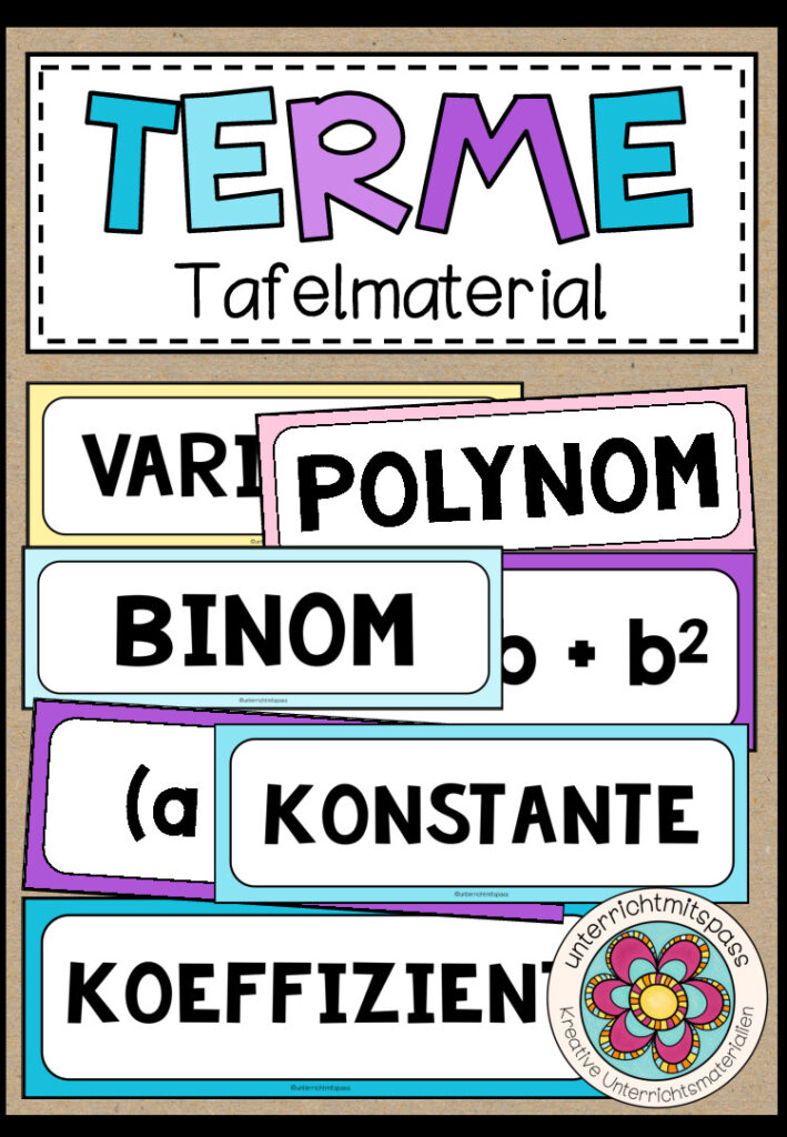 TERME – Tafelmaterial