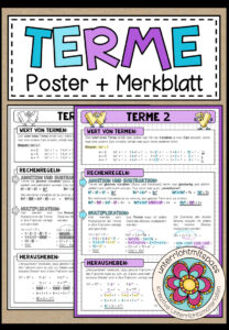 TERME (mit Potenzen) – Poster + Merkblatt