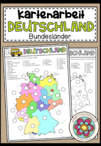 Bundesländer Deutschland – Kartenarbeit
