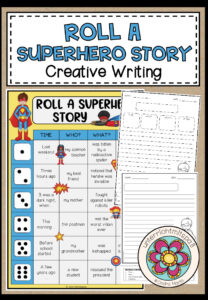 Roll a superhero story – Creative Writing