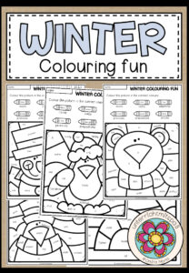 Winter – Colouring Fun