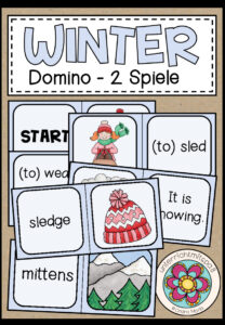 Winter – Domino (2 Spiele) 2-fach differenziert