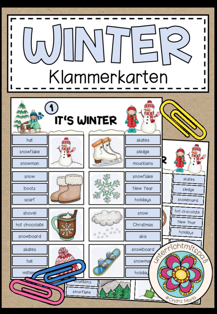 WINTER – Klammerkarten