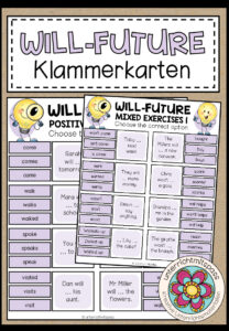 WILL-FUTURE – Klammerkarten