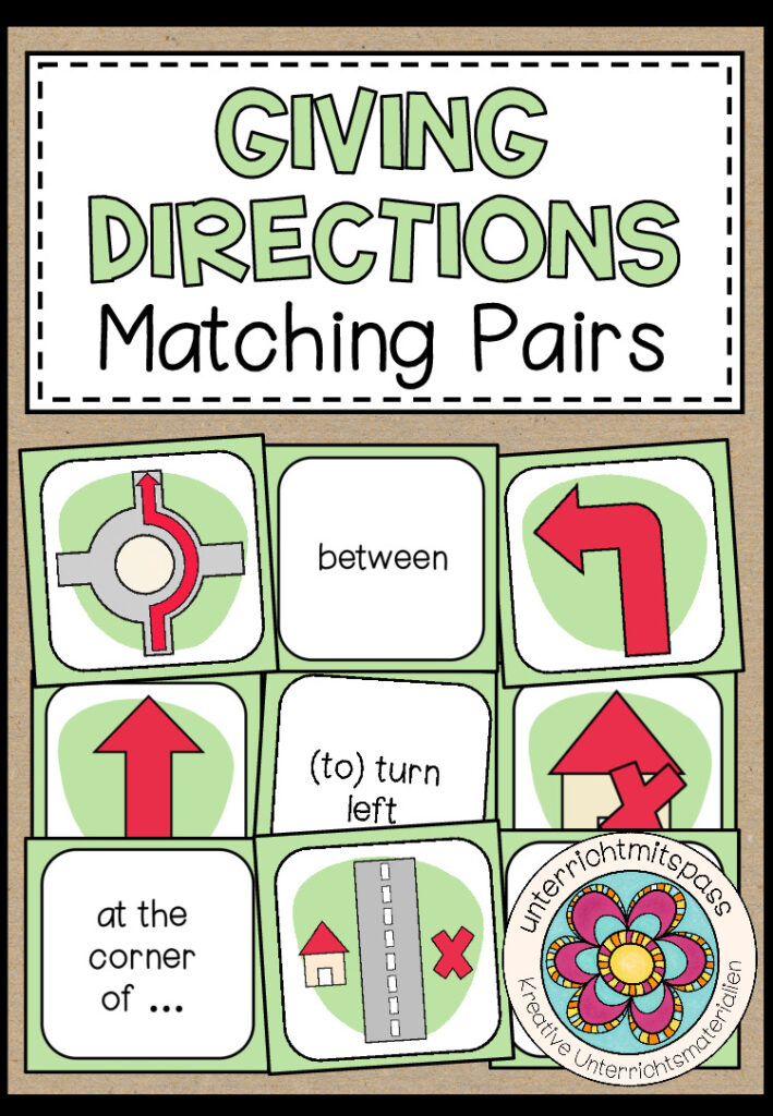 GIVING DIRECTIONS – Matching Pairs