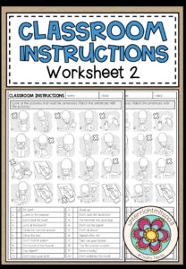 Classroom Instructions – Worksheet 2
