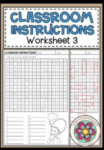 Classroom Instructions – Worksheet 3