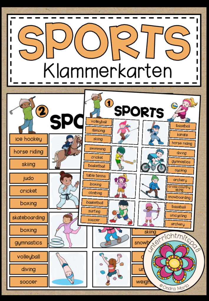 SPORTS – Klammerkarten