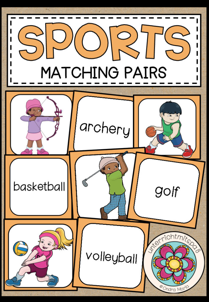 SPORTS – MATCHING PAIRS