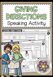 GIVING DIRECTIONS – Speaking Activity (Worksheet)