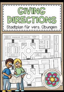 GIVING DIRECTIONS – Stadtplan für diverse Übungen