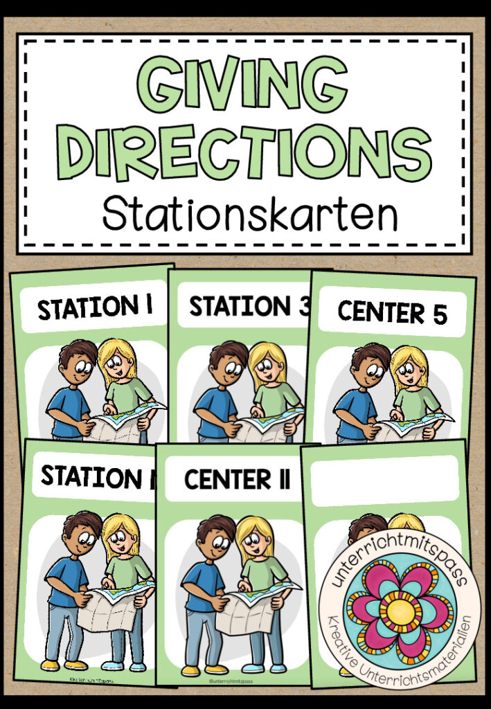 GIVING DIRECTIONS – Stationskarten