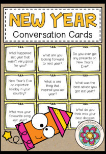 NEW YEAR – Conversation Cards