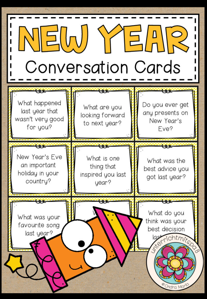 NEW YEAR – Conversation Cards