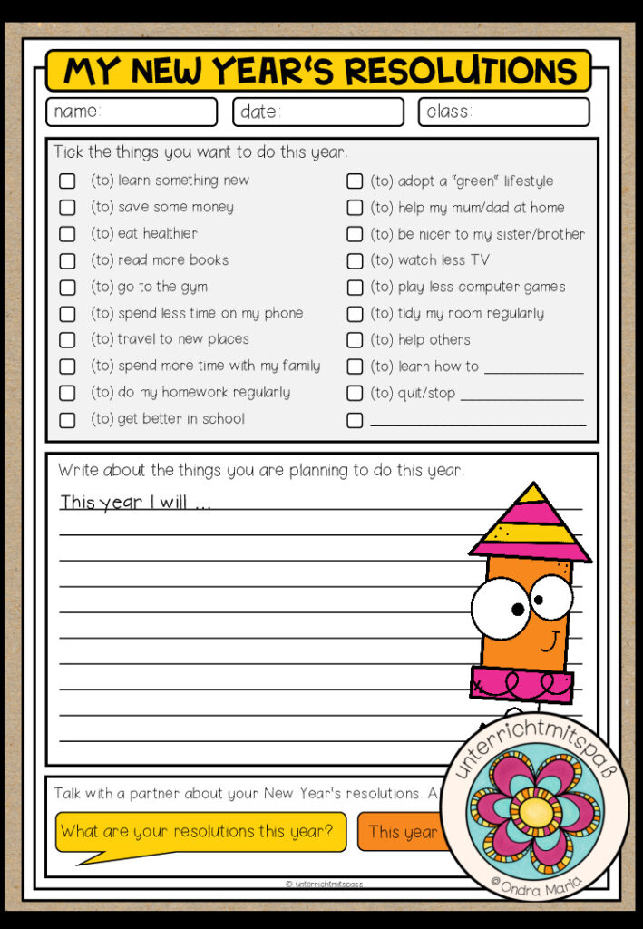 New Year’s Resolutions – Writing + Speaking