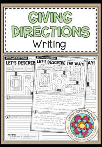 GIVING DIRECTIONS – Writing (3-fach differenziert)