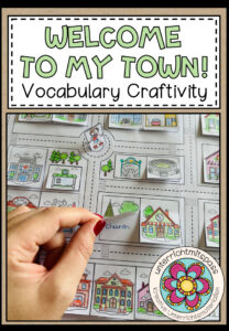 Welcome to my town! – Vocabulary Craftivity