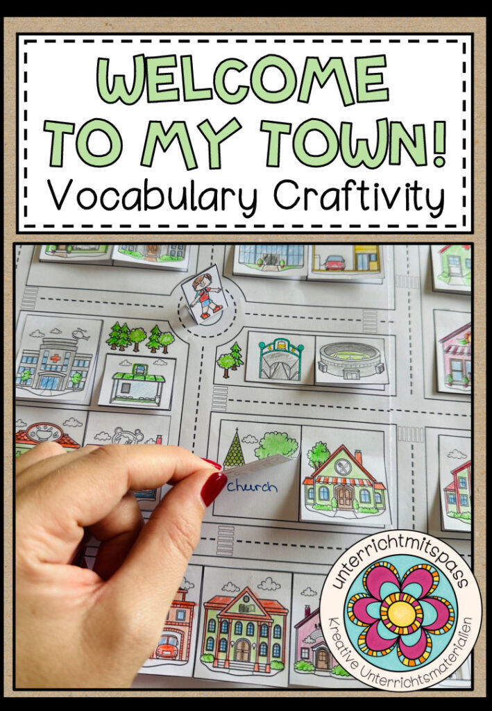 Welcome to my town! – Vocabulary Craftivity