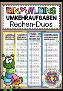 DAS KLEINE EINMALEINS (Umkehraufgaben) – 10 Rechen-Duos