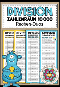 DIVISION (Zahlenraum 10 000) – 3 Rechen-Duos