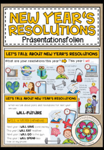 NEW YEAR’S RESOLUTIONS – Präsentationsfolien