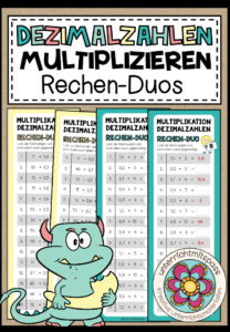 DEZIMALZAHLEN MULTIPLIZIEREN – 3 Rechen-Duos