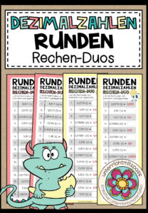 DEZIMALZAHLEN RUNDEN – 3 Rechen-Duos