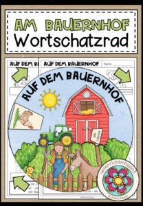 AUF DEM BAUERNHOF – Wortschatzrad