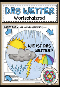 DAS WETTER – Wortschatzrad