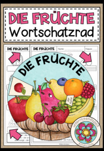 DIE FRÜCHTE – Wortschatzrad