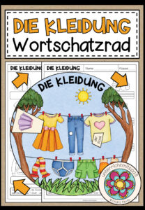 DIE KLEIDUNG – Wortschatzrad