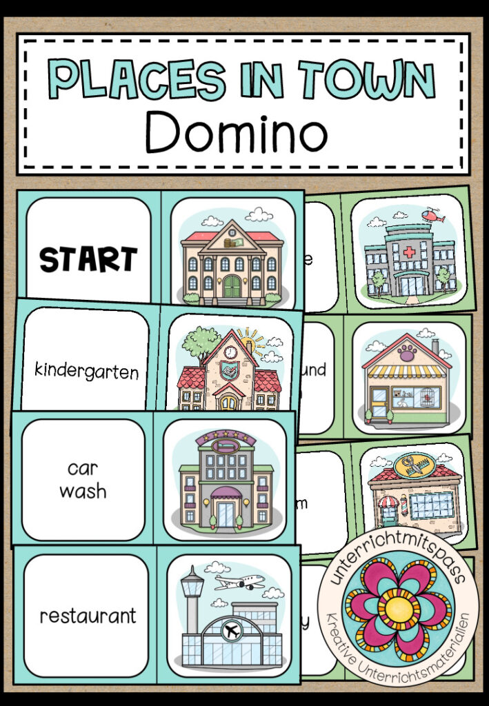 PLACES IN TOWN – Domino (2 Spiele)