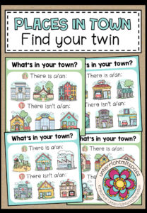 PLACES IN TOWN – Find your twin! (2-fach differenziert)