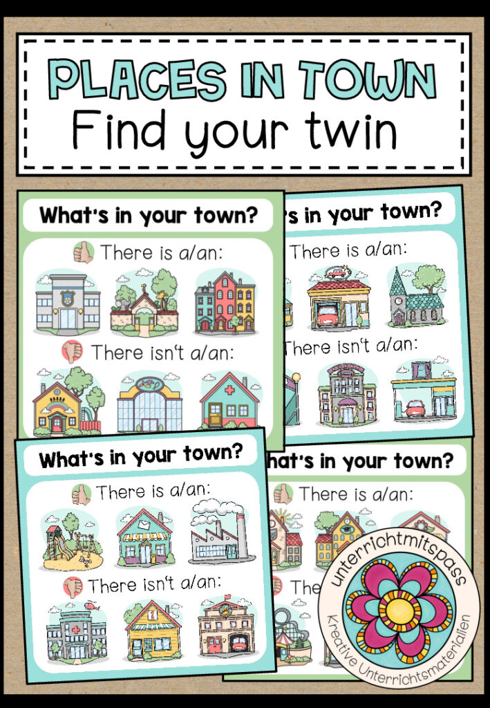 PLACES IN TOWN – Find your twin! (2-fach differenziert)