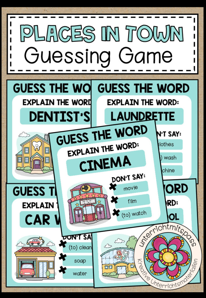 PLACES IN TOWN – Guess the word