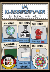 IM KLASSENZIMMER – Ich habe… Wer hat…? (DAF/DAZ)