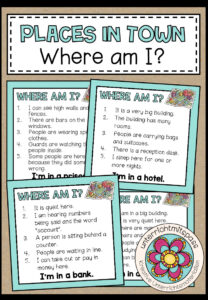 PLACES IN TOWN – Where am I?