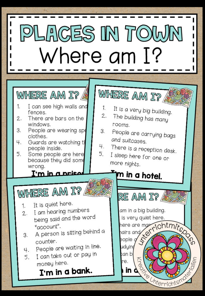 PLACES IN TOWN – Where am I?